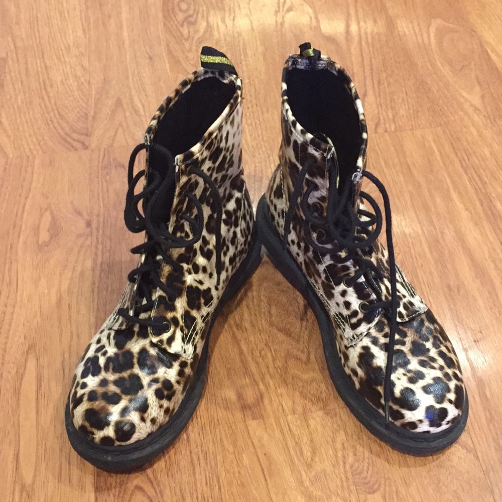 Leopard Print Boots